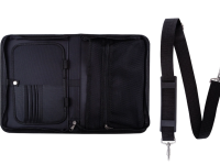 Сумка для художника "Сонет" 350 х240 х45 мм, с внутренними отделениями и ремнем, черная