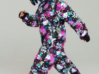 Комбинезон текстильный с полиуретановым покрытием для девочек