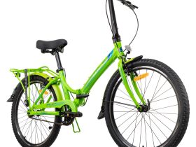 Складной велосипед Stels Pilot 760 24, год 2025, цвет Зеленый