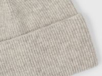 Шапка с отворотом, Бежевый