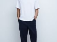 Базовая футболка из джерси, Белый