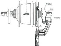 Натяжитель цепи Shimano Alfine CT-S500 (черный)