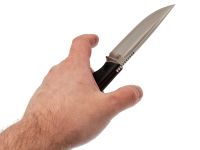 Нож Райбек №2, сталь Elmax, рукоять микарта черная