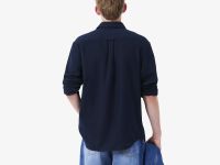 Мужская фланелевая рубашка Lacoste прямого кроя