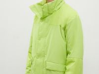 Куртка oversize силуэта с капюшоном