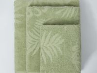 Полотенце махровое Тропико/Tropico, зеленое