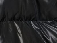 Короткий пуховик с натуральным пухом, Черный