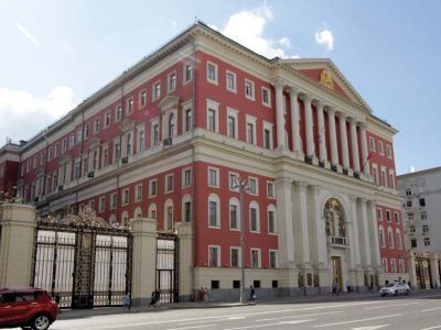 Здание Моссовета (дом Голицына) с интерьерами парадных зал