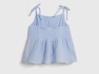 Топ из муслина для девочек, Голубой