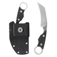 Нож с фиксированным клинком Ruike FS68-B, сталь 14C28N, рукоять G10, черный