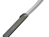 Нож складной Higonokami, сталь AoGami, рукоять нержавеющая сталь, черный