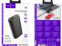 Внешний аккумулятор Hoco Q5 Aegis 10000mAh 30W LED дисплей Type-C/1*USB/1*Type-C/QC3.0/PD30W/3.0А (черный)