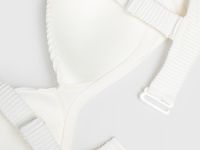 Бра с пуш-ап эффектом и широкими бретелями, Бежевый