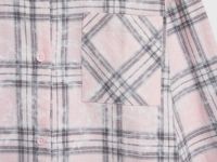 Рубашка в клетку для девочек, Розовый