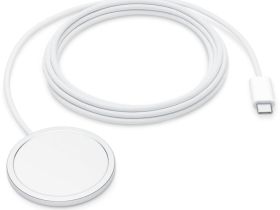 Беспроводное зарядное устройство Apple MagSafe Charger MGDM4ZA/A 15 Вт Белое