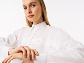 Женская блузка Lacoste свободного кроя