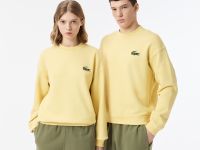 Флисовый свитшот Lacoste унисекс