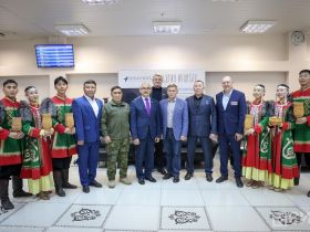 В Якутске встретили Героя России Вячеслава Бочарова