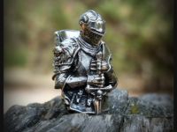 Бусина для темляка Рыцарь Dark Souls, мельхиор