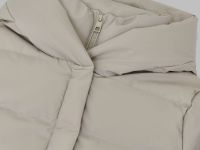 Длинный пуховик с натуральным пухом