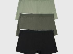 Трусы-транки, 3 шт., Зеленый