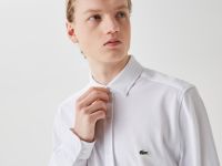 Мужская рубашка Lacoste приталенного кроя