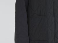 Легкая стёганая утеплённая куртка, Черный