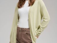 Свободный кардиган с хлопком