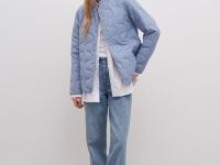 Куртка утепленная с воротником-стойкой