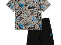 Комплект трикотажный для мальчиков: фуфайка (футболка), шорты