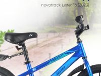 Детский велосипед Novatrack Juster 16, год 2023, цвет Синий
