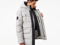 Мужская удлинённая куртка Lacoste с капюшоном