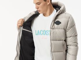 Мужская короткая куртка-пуховик Lacoste
