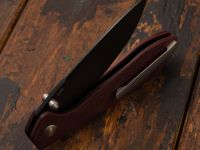 Складной нож CJRB Scoria, сталь AR-RPM9, Coral Micarta