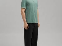 Поло прямого кроя из джерси