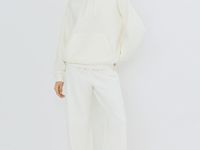 Худи с фактурными косами, Бежевый