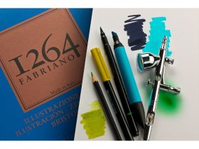 Альбом-склейка для графики Fabriano "1264 BRISTOL" 29,7х42 см 50 л 200 г