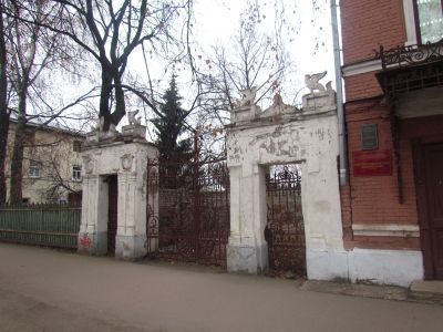 Ворота ограды