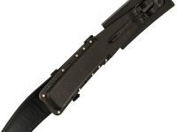 Ремень-нож, экокожа, нержавеющая сталь 440