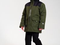 Куртка текстильная с полиуретановым покрытием для мальчиков (парка)