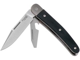 Складной нож LionSteel Jack, сталь M390, рукоять G10, черный
