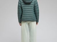 Стеганый пуховик с натуральным пухом