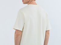 Базовая футболка с необработанным краем, Белый