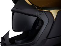 Шлем ICON Airflite Peacekeeper Black + золотой визор