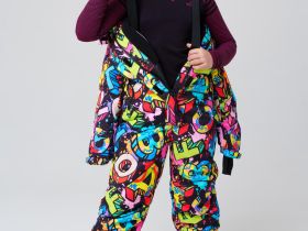 Комбинезон текстильный с полиуретановым покрытием для девочек