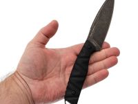 Туристический нож Майор Н, сталь D2, рукоять G-10 черный