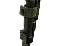 Тактический нож Kizlyar Supreme Combat SW, сталь AUS-8, рукоять кратон, оливковый