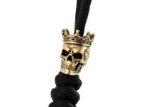 Бусина с темляком Череп в короне