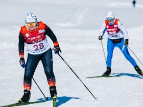 Звезды Олимпийских игр пробежали лыжный марафон с якутянами