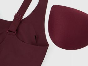 Бесшовный бюстгальтер с формованными чашками, Фиолетовый